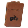 Brown Leather Magic Card Holder/ Wallet